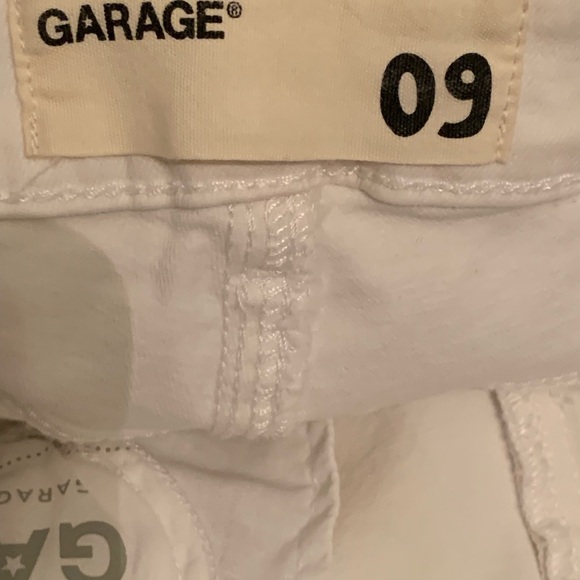 Garage white jeggings size 9 with stretch, high waisted, perfect for beachwear - Picture 9 of 10
